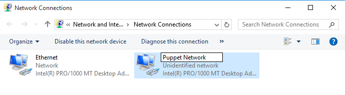 Windows network connections