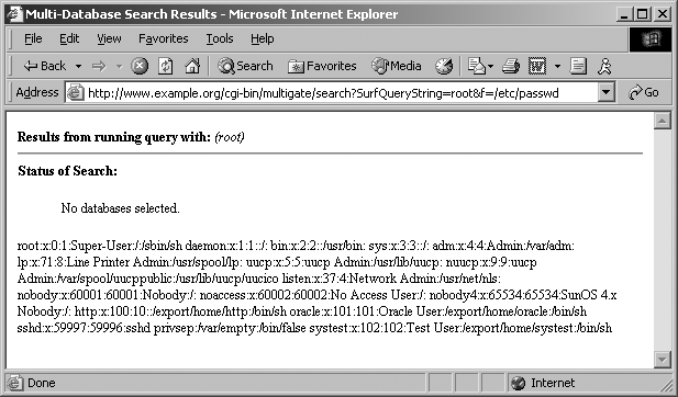 Exploiting the multigate search engine