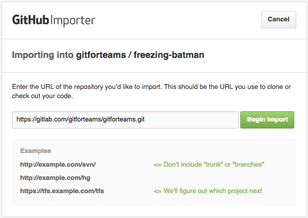Displays the URL referenced in the step-by-step instructions.