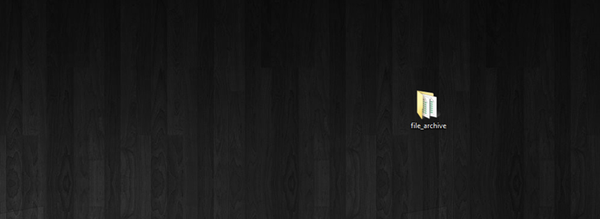 This figure displays the result of creating a new folder named file_archive on your Desktop