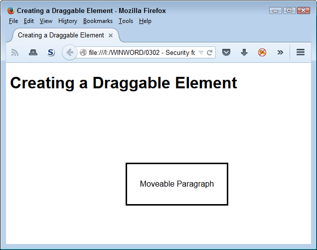 Make it possible to move items around