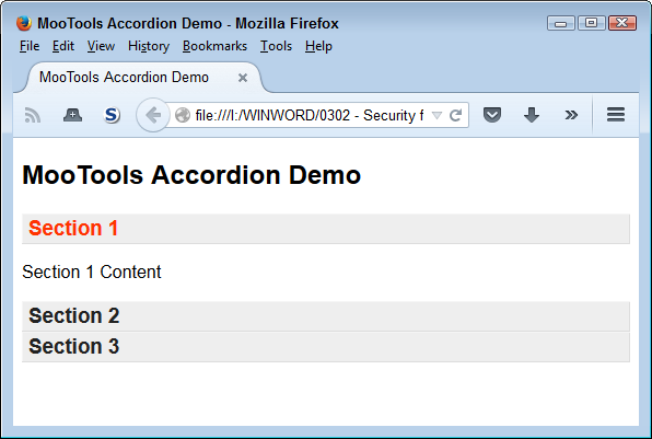 MooTools is a framework that provides both library and API functionality