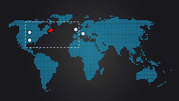 Loss of the link replica immediately leads to a longer RTT for any quorum.