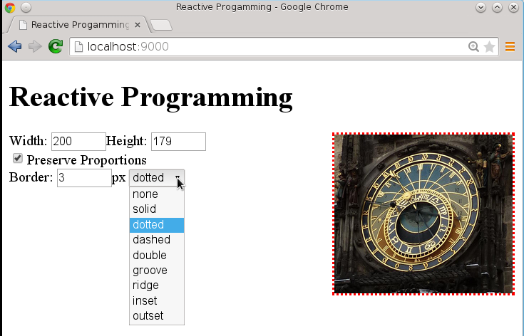Screenshot showing user interface and image