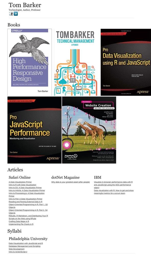 A website created by using Skeleton