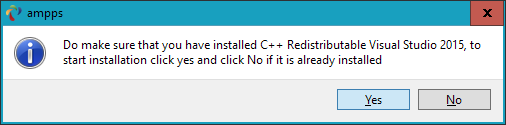 Install C++ Redistributable Visual Studio if you don't already have it