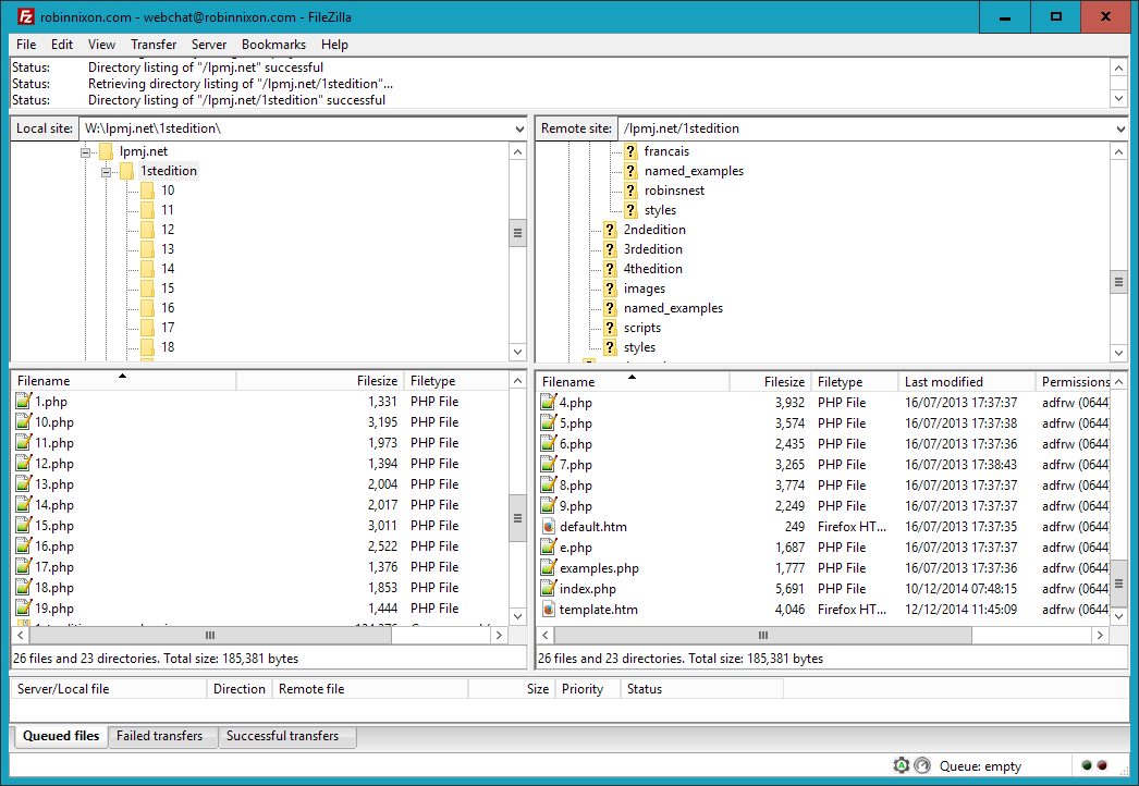 FileZilla is a full-featured FTP program