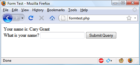 formtest.php with data handling