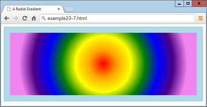 A centered radial gradient