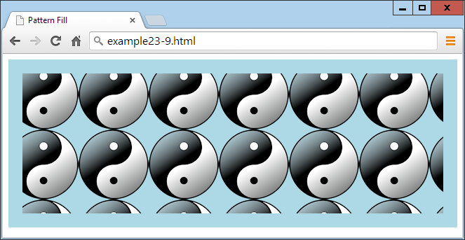 Tiling an image by using it as a pattern fill