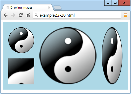 Drawing images to a canvas with resizing and cropping