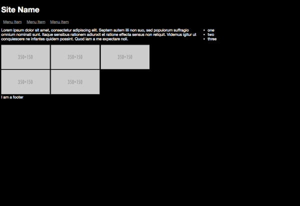The current desktop version of the site