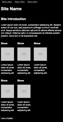 Setting the order of page elements