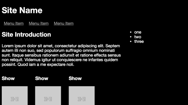 The current phone layout in landscape mode