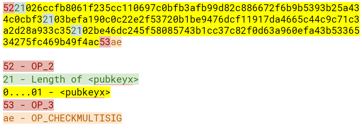 p2wsh Witness Script
