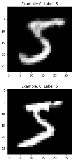First Generated Image of the DBN