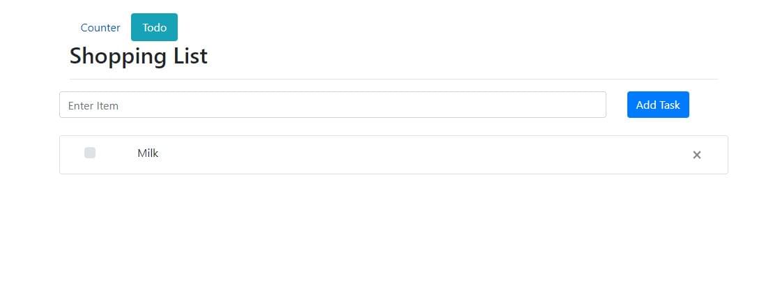 Removing a to-do item