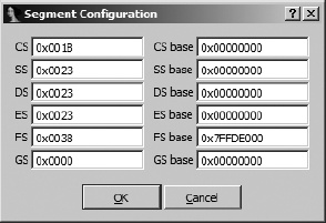 x86emu segment register configuration