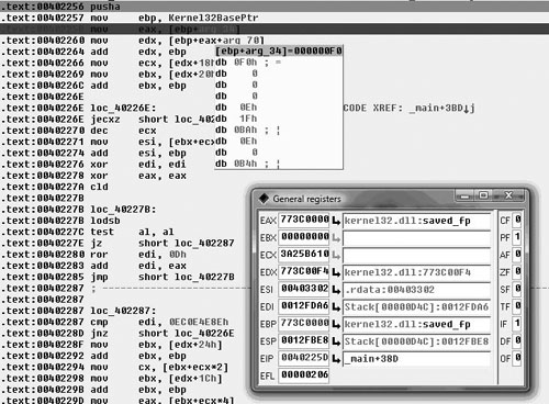 Viewing under a Disassembler