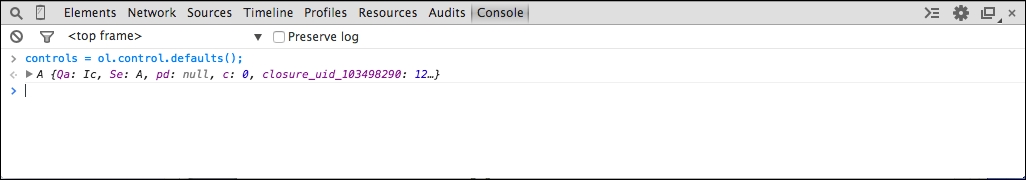 Time for action – using the JavaScript console
