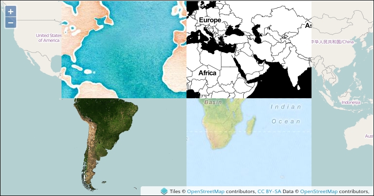 Time for action – using DOM manipulation with OpenStreetMap map images