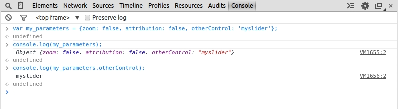 Time for action – creating object literals