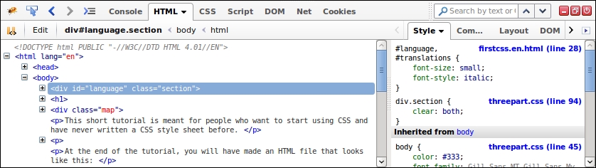 Debugging in Mozilla Firefox