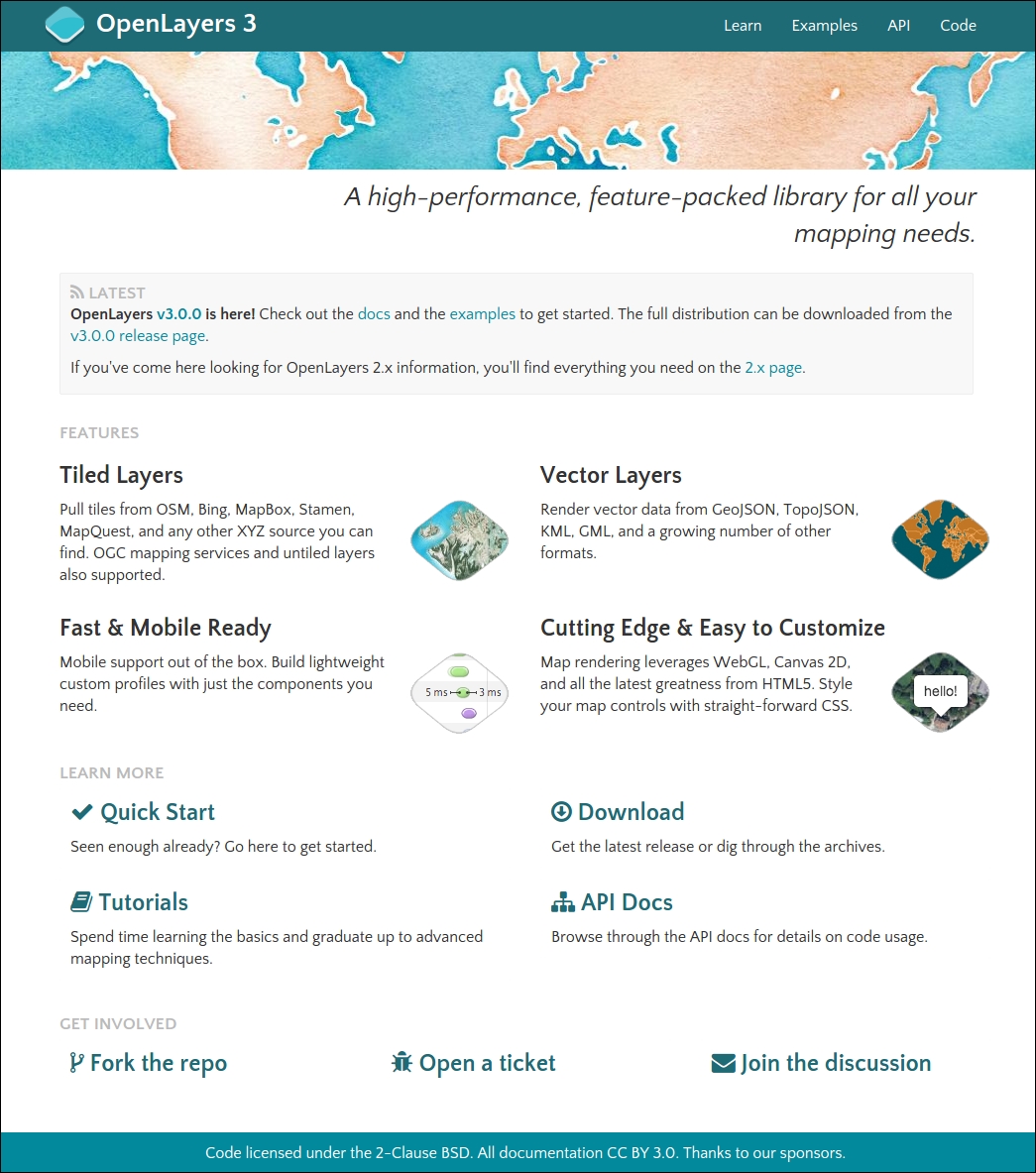 The OpenLayers website