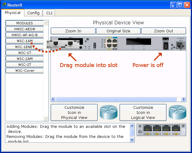 Customizing devices with modules