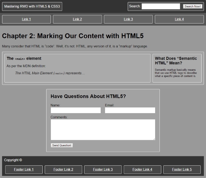 Output screenshots for desktop and mobile