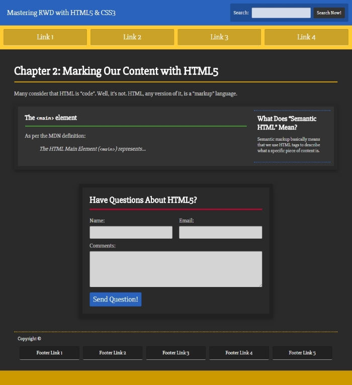 Output screenshots for desktop and mobile