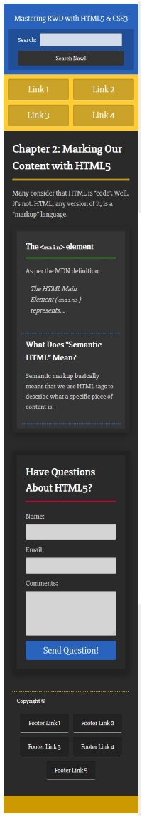 Output screenshots for desktop and mobile