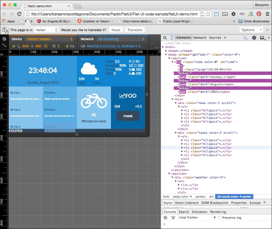 Final cleanup of the portrait orientation