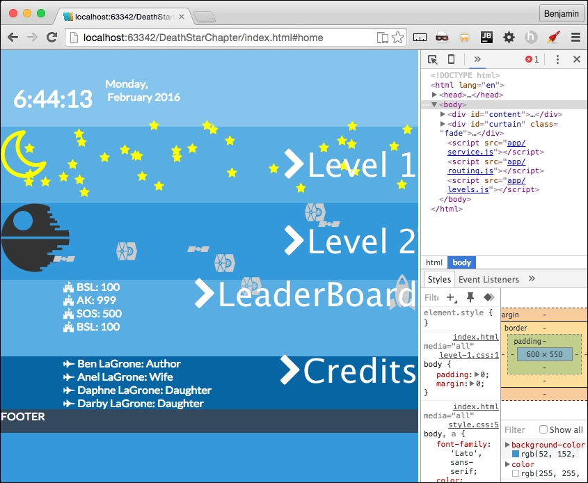 Adding final touches