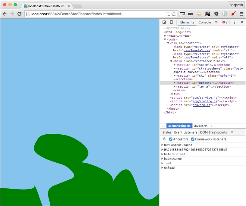 Dropping in the parallax game