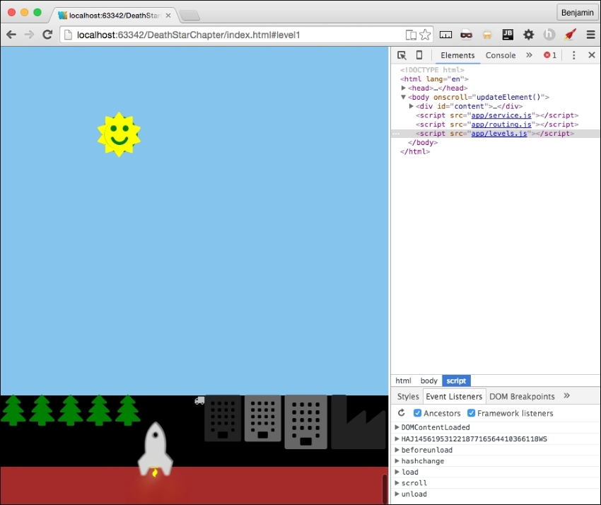 Moving the load functions to levels.js