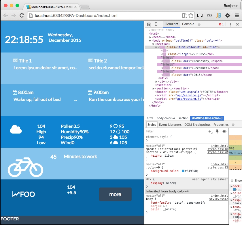 Finish the home to make it work