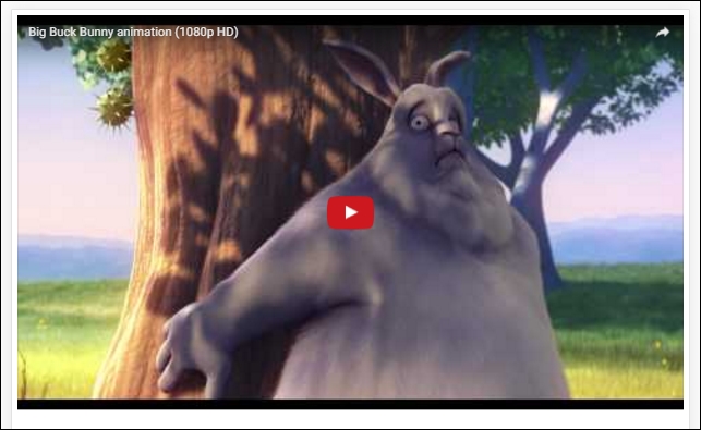 Embedding externally hosted videos