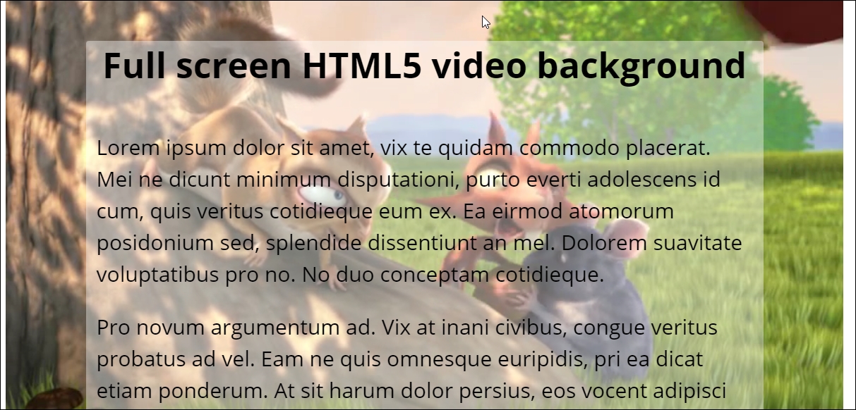 Building a practical example