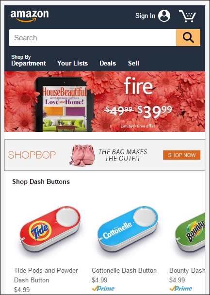 Viewing on a mobile device