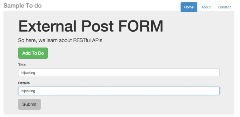 Cross-site scripting example 1
