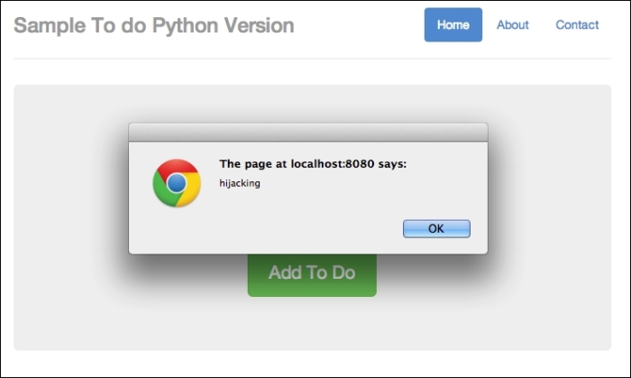 Cross-site scripting example 1