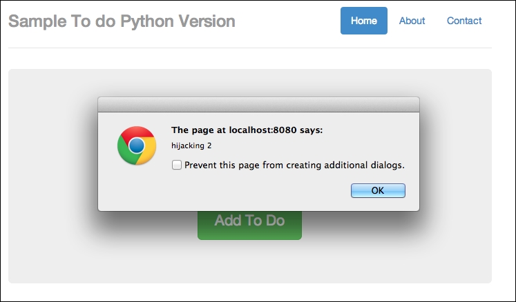 Cross-site scripting example 1