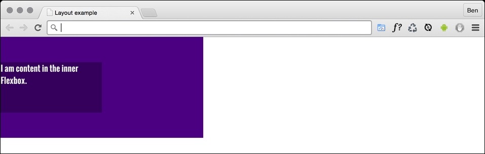 The align-items property