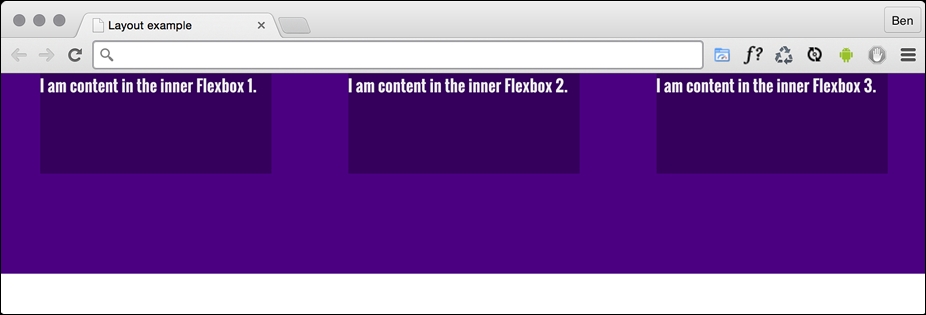 The justify-content property