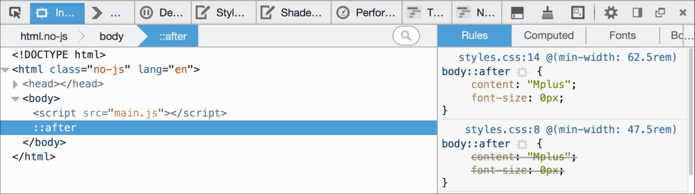 Linking CSS breakpoints to JavaScript