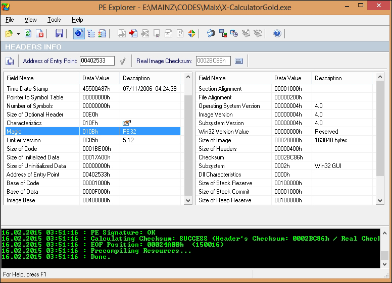 Exploring the universe of binaries on PE Explorer