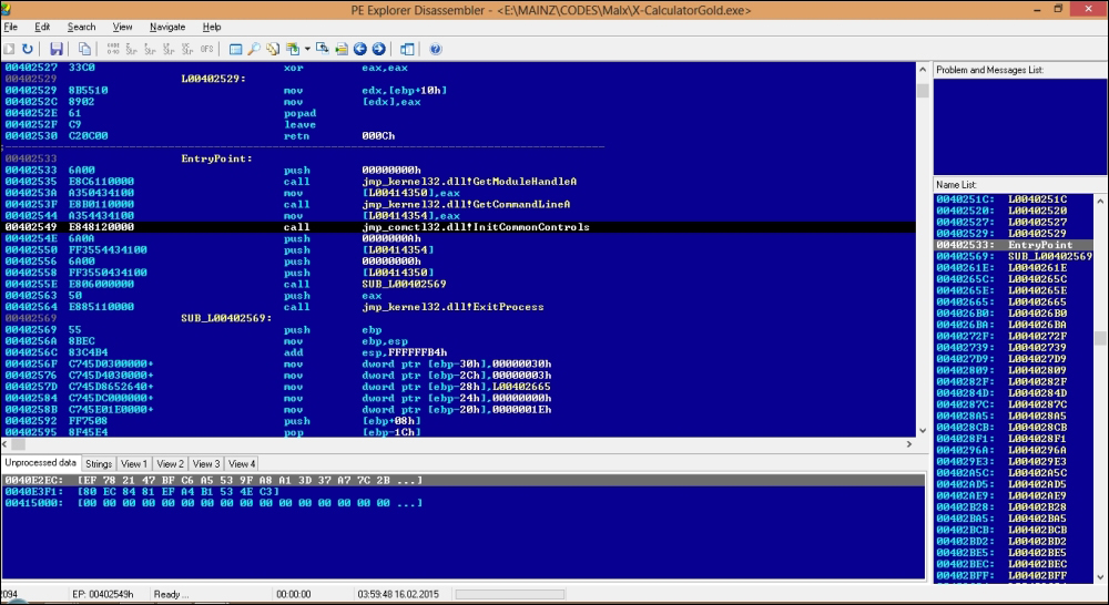 Exploring the universe of binaries on PE Explorer