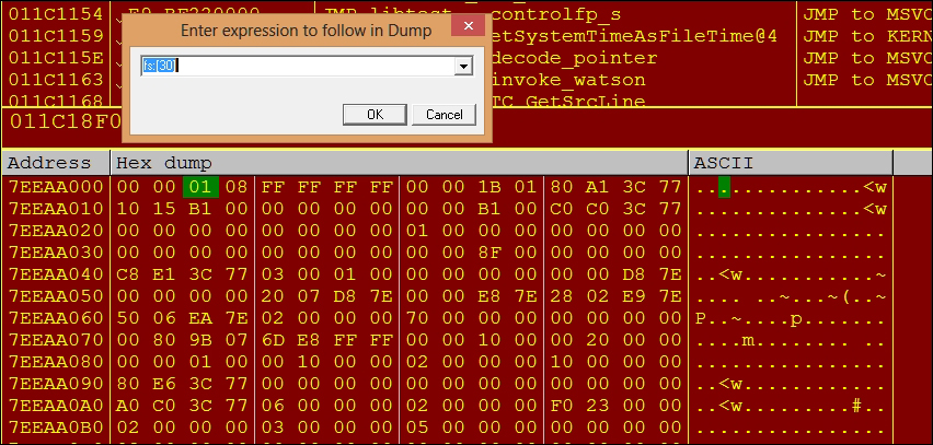 Special-purpose registers