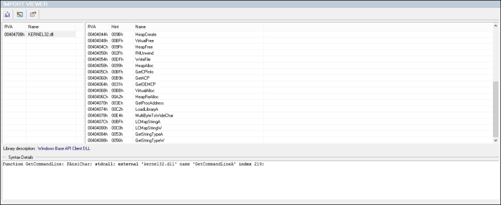 Step 1 – fingerprinting